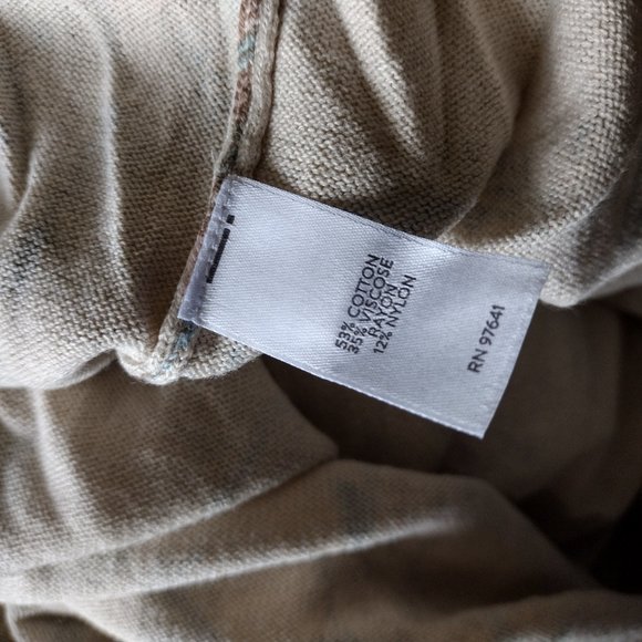 J. Jill Women's Lightweight V-neck Paisley Sweater Sz XL - Picture 6 of 6